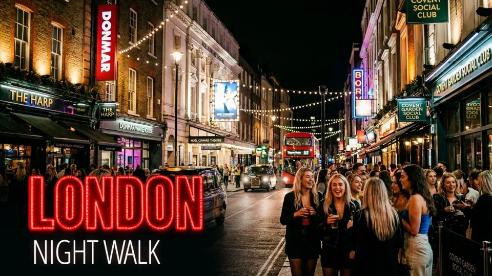 London Walking Tour offers an unforgettable journey through West End, Piccadilly Circus and Soho at night